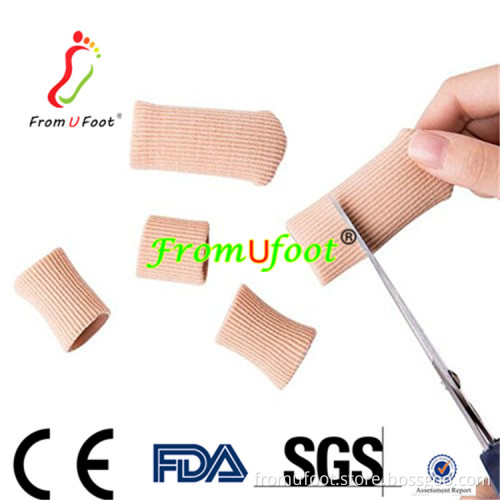 ZRWA12B gel Stretched Cuttable Tube toe Moisturizing Protector for Toe Bunion Corn Callu separators